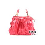 MURIEL&MERCURIA(マリエルアンドマキュリア)リボン付2wayショルダーバッグ ピンク