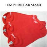 EMPORIO ARMANI(エンポリオアルマーニ) 靴下 レッド