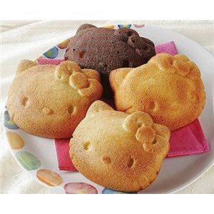 シリコンケーキ型 ハローキティ 2個入 【2セット】