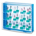 コレクションケース 壁掛けタイプ クリアブルー 【6個セット】