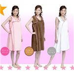 バスタローブ2枚組+ターバン2箱セット ピンク2枚