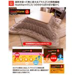 HeatWarm(ヒートウォーム) 発熱あったかラグ【長方形185cm×235cm】(NT) 長方形 ブラウン