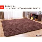 HeatWarm(ヒートウォーム) 発熱あったかラグ【長方形185cm×235cm】(NT) 長方形 ブラウン