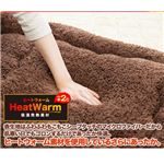 HeatWarm(ヒートウォーム) 発熱あったかごろ寝マット【70×185cm】(NT) ブラウン
