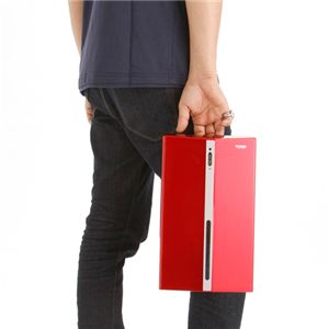 コンパクト除湿機 レッド