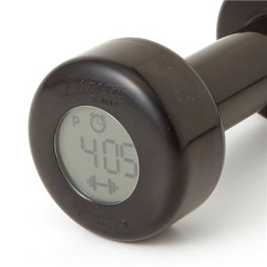 ダンベルアラームクロック【fitness】目覚まし時計 ホワイト