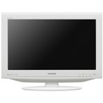 東芝 22V型地上・BS・110度CSデジタル ハイビジョン液晶テレビ ホワイト （500GB HDD内蔵 録画機能付） REGZA[ 22HE1-W ]