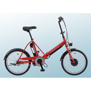 SANYO（サンヨー） 電動ハイブリッド自転車 エネループ CY-SPJ220-R 20インチ レッド 【折り畳み自転車】