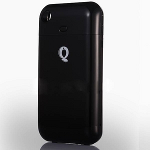 Q-Power iPhone用　充電池付きケース　★3G対応　（ブラック）