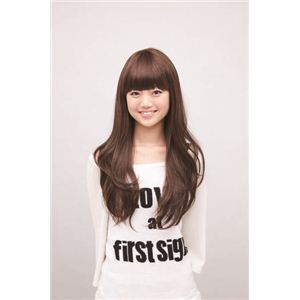 Vivir(ヴィヴィエ) ファッション ウィッグ スウィートカールロング WWW-00065 ココアブラウン