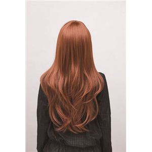 Vivir（ヴィヴィエ） ファッション ウィッグ スウィートカールロング WWW-00066 オレンジブラウン