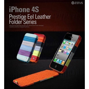 iPHONE4／4S 高級イールレザー（高級天然うなぎ革） Prestige Eel Leather “Folder