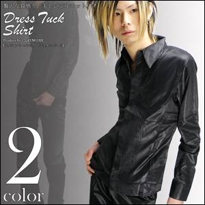 Luxury Black（ラグジュアリーブラック） ドレスタックシャツ WHT（ホワイト） Mサイズ
