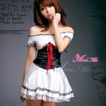 コスプレ 2011新作 背中セクシー メイド ワンピ