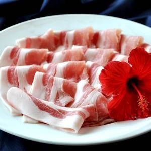 超希少!純血アグー（琉球在来種黒豚） しゃぶしゃぶ用1kg 箱入り 【石垣島直送】