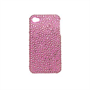 UVCoatingCasefor iphone4/4S用 スマートフォンケース ライトローズランダムmixFullDeco（ピンク）