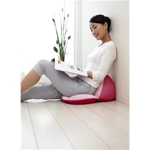 腹筋美尻クッション ピンク