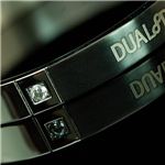 [DUAL∞DESTINY] ジュエリーステンレス製 CZダイヤ入り Silver×PointBlackブレスレット メンズSV／1セット1点（DD巾着付き）