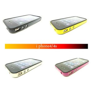 iPhone4★バンパーフレームケース豪華8点セット★フイルム付