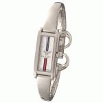 【GUCCI:グッチ】YA109501 109 レディースウォッチ(ホワイト ブルーブーツ柄文字盤)