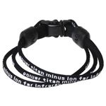 ゲルマチタンブレス黒 L