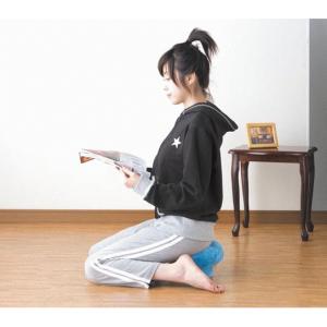 ゲルマ快適円座クッション　ブルー