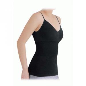 ゲルマシェイプアップキャミソール　ブラックM-L