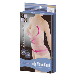 ゲルマシェイプアップキャミソール　ベージュM-L