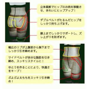 寝ながらゲルマウエストスパッツ　ベージュM-L