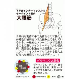 寝ながらメンズウエストスパッツ　L-LL