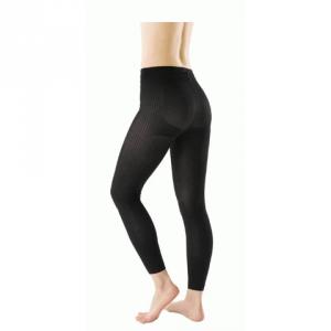 寝ながらゲルマ薄型美脚スパッツ　M-L