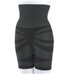 ハイウエスト骨盤スパッツ　ブラック　Ｌ-ＬＬ