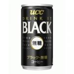 UCC ブラック無糖コーヒー 185ml 缶(×30)