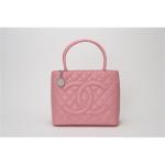 CHANEL（シャネル）　復刻トート（ピンク／シルバー）　A01804
