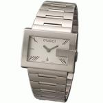 【GUCCI:グッチ】100M YA100306 メンズウォッチ(シルバー文字盤)