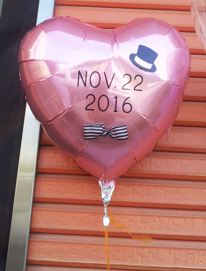 ンフェッティバルーン結婚式