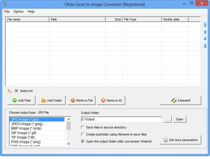 Excel Converter: convert xls to doc, xls.