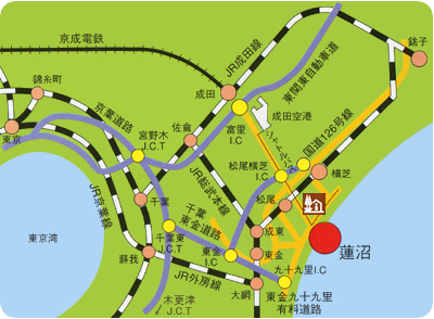 オライはすぬま広域マップ