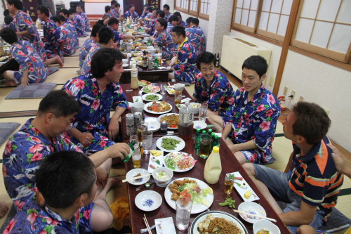 テグ（韓国）の人たちと飲み会