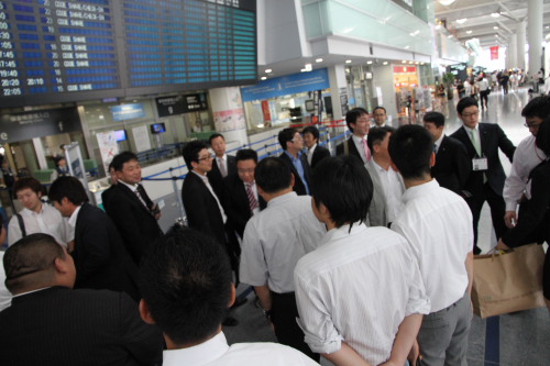 テグの人たちを見送り@セントレア