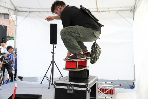 Ｍｒ.YOUさんの大道芸