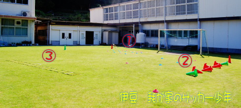 伊豆ジュニアサッカー練習
