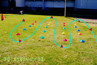 伊豆ジュニアサッカー練習