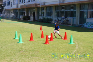 伊豆ジュニアサッカー練習