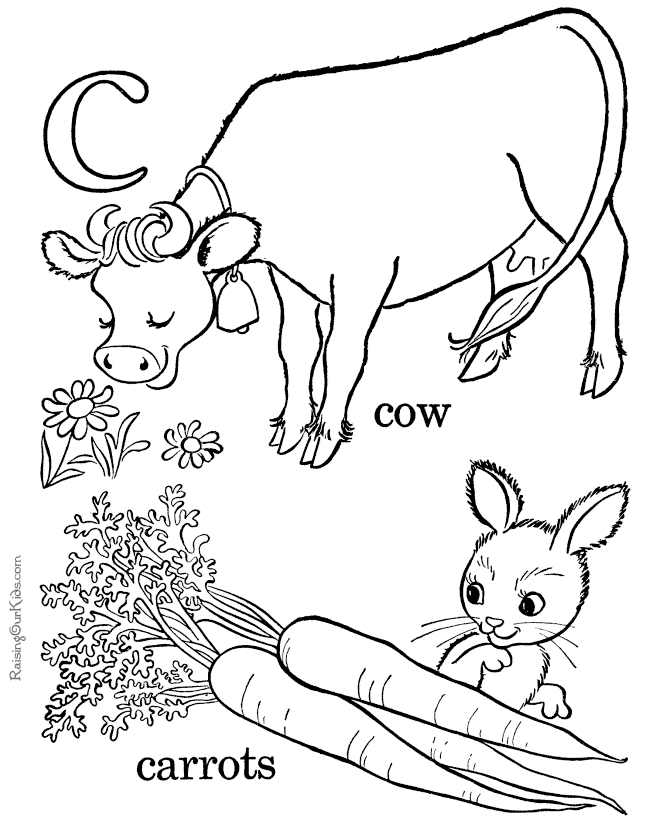 Alphabet Coloring Pages - All About.