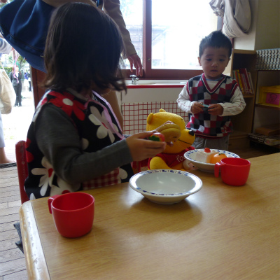 1歳下の弟を呼んで