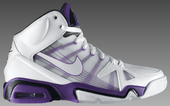 Nike Air Hoop Structure FA (Flywire) - White / Purple - Black Nike Air Hoop Structure FA (Flywire) - White / Purple - Black