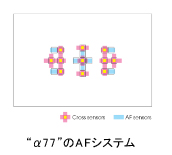 “α77”のAFシステム