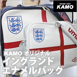 【サッカーショップ加茂】KAMOオリジナル イングランド エナメルバッグ