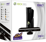 XBOX360本体(250GB) + Kinectアドベンチャー同梱